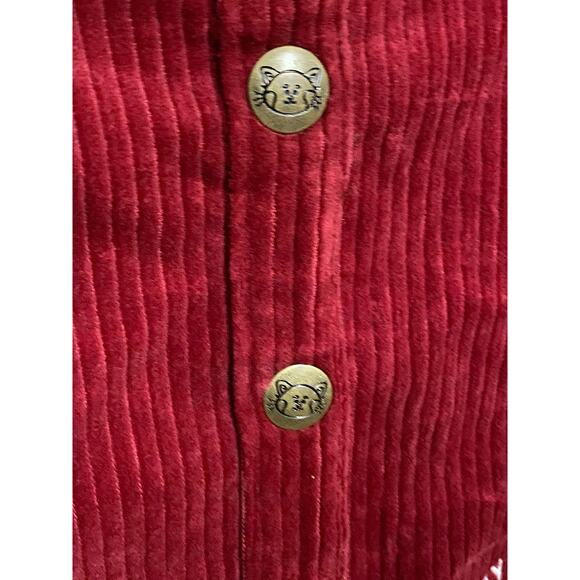 Disney Pixar Turning Red Corduroy Button Front Skirt Womens Plus 1X Panda Mei - Picture 4 of 7